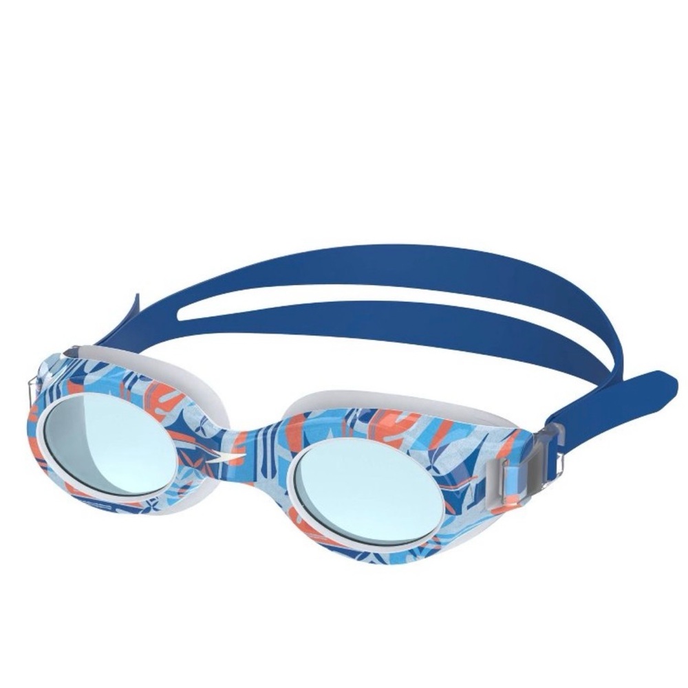 SPEEDO Junior Gilde Printed Swim Goggles. Anti-fog, Ages 6-14. NEW